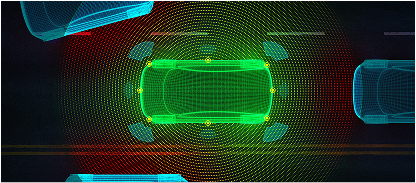 Visualization of car sensors